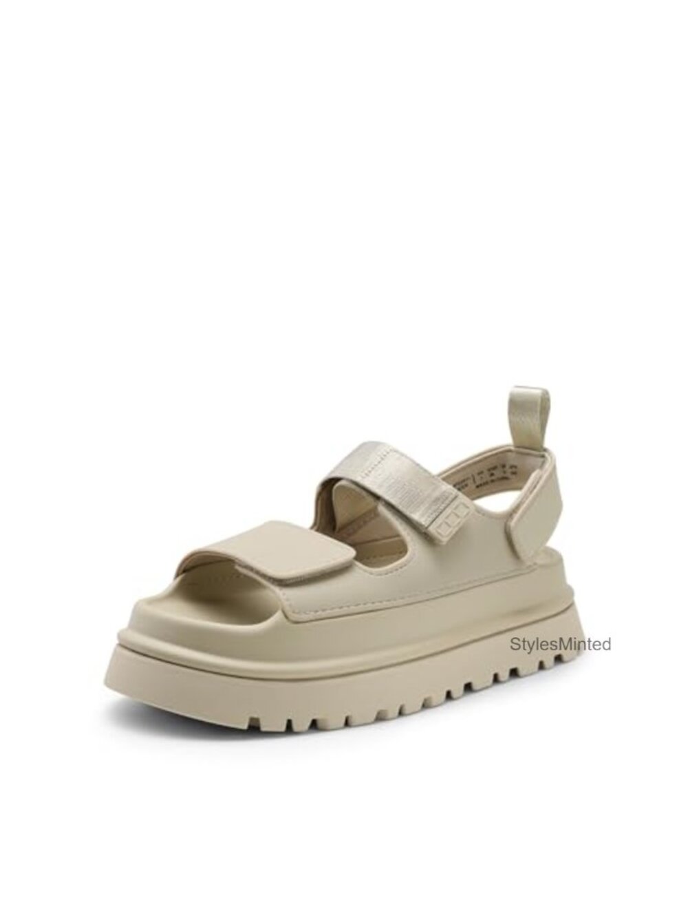 Women's Platform Flat Sandals Multi-Strap TPU Casual Summer Shoes